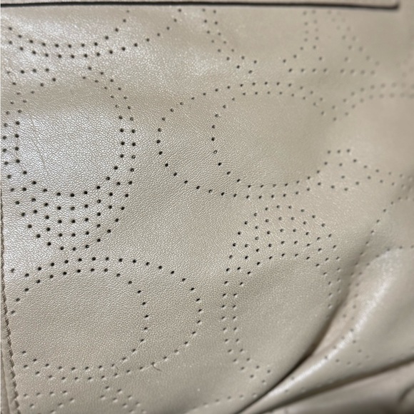 Coach cream/peach leather convertible arm, crossbody, shoulder bag - Picture 9 of 10